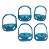 JAZZY PEARLS Durable Goatee Beard Mustache Shaving Shaping Stencil Guide Templates Blue view 1