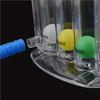 JAZZY PEARLS Lung Deep Breathing Trainer Exerciser Device Incentive Spirometer 3 Balls view 2