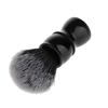 JAZZY PEARLS Men Barber Salon Shaving Grooming Brush Resin Handle Nylon Hair Black view 2