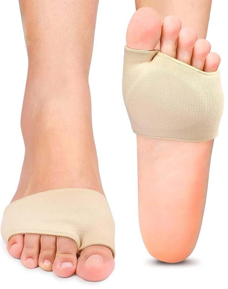Aegon Forefoot Pad for Pain Relief | Hallux Valgus Foot | Bunion Sleeve Foot Pad | Metatarsal Pad | Ball of Foot Cushion for High Heels | Morton's Neuroma | Foot Support for Pain Relief (1 Pair)
