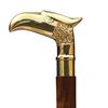 j h Handicraft Walking Stick Portable & Foldable Pakka Sheesham Wood Walking Stick with Brass Handle - Eagle Design -36 inch... h Handicraft view 2