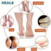 KANAKADHARA Silicone Ankle Gel Socks Half Heel for Dry Hard Cracked Heel Repair Pad, Swelling & Pain Relief, Cushion Support, Foot Care, Ankle Protection, Plantar Fasciitis for Men and Women ( 1 Pair, MULTI COLOR). view 4
