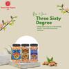 360 Three Sixty Degree Slow Roasted Masala Jowar + Chutney & Chipotle Ragi Puffs Combo 3Jars x 80grams = 240Grams|High Protein|Namkeen|Maida Free| view 4