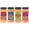 360 Jowar Puffs Slow Roasted Masala, Tangy Tomato, Mumbai Chaat and Creamy Cheese | High Protein | Namkeen | Maida Free | Baked Not Fried | Combo 4 Jars x 80grams = 320 Grams view 1
