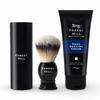 Forest Hill Set of 2 Men Grooming Shaving Kit, Ashford Shaving Brush, Super Soft Bristles & Ergonomic Design With Brush Holder & 75g Fresh Aqua Shaving Cream, Ideal For Personal & Professional Salon view 1
