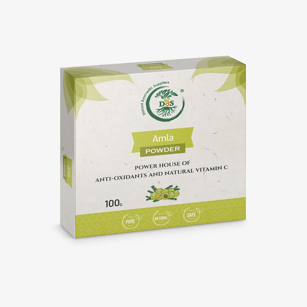 Dishant Amla Fruit Powder for Natural Vit C Supplement 100gm (Pack of 4)