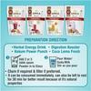 Arka All Natural 3 Pk Digestion Booster Healthy Energy Drink Health & Nutrition Powder Instant Caffeine Free Powered Drink Mix - 215g Each view 3
