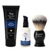 Forest Hill Men Grooming Diwali Gift Set, Pack of 3 Luxury Shaving Kit, Post Shave Balm 100ml, Aqua Shaving Cream 75g and Easy Grip Soft Hair Black Shaving Brush With Holder, Ideal For Personal and Professional Salon view 2