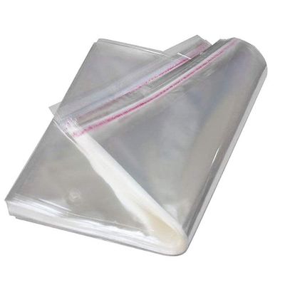 CHARVEE COLLECTIONS Transparent Polythene Clear Cover Sealable for Gifting Shirt Pant Storage Self Adhesive Bopp Pouches - 500Pc, 12x18 with 2 Inch Base t-shirt Packing Plastic Bag
