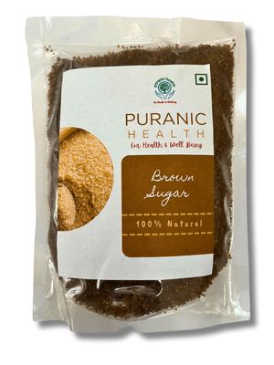 PURANIC HEALTH Brown 100% Organic | Natural & Refined Sugar from Freshly Squeezed Sugar Cane Juice, and Enriched with Essentials Nutrients