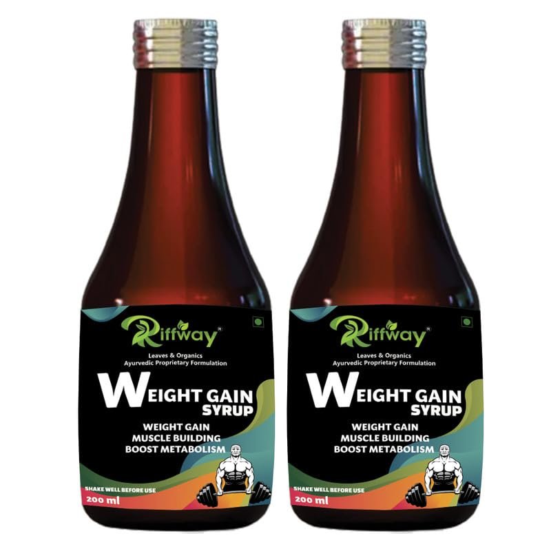 Ayurvedic Weight Gain Juice/Syrup |Advanced Formula For Fast Weight Gain, Muscle & Strength|Unlock Your Weight Gain Potential/400ml Weight Gain Syrup