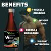 Ayurvedic Weight Gain Juice/Syrup |Advanced Formula For Fast Weight Gain, Muscle & Strength|Unlock Your Weight Gain Potential/400ml Weight Gain Syrup view 4