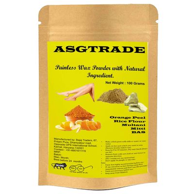 10 Minutes Orange Instant Painless Herbal Hair Removal Body Wax Powder-100g (Pack of 1) | Instant Hair removal | Herbal Wax powder made with natural ingredients for Painless Hair Removal (5)