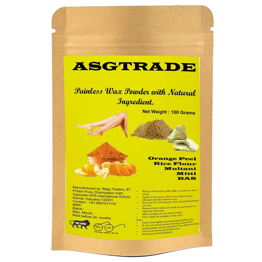 10 Minutes Orange Instant Painless Herbal Hair Removal Body Wax Powder-100g (Pack of 1) | Instant Hair removal | Herbal Wax powder made with natural ingredients for Painless Hair Removal (5)