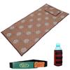 Magnowell Bio Magnetic Mattress Pad | 3 x 6 Ft | Comes with 1 Pillow | Water Bottle Cover/Bio Magnetic Water Energy Pad | Bio Magnettic Hand Bracelet Combo for Deep Sleep and Pain Relief | Beige view 1