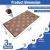 Magnowell Bio Magnetic Mattress Pad | 3 x 6 Ft | Comes with 1 Pillow | Water Bottle Cover/Bio Magnetic Water Energy Pad | Bio Magnettic Hand Bracelet Combo for Deep Sleep and Pain Relief | Beige view 4