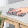 ABlue Clipper Microfiber Cleaning Cloth, Cleaning Rag, Cleaning Towels, Premium All-Purpose Car Cloth, Lint Free, Scratch-Free, Absorbent Cleaning Towel for House, Kitchen, Window, Cars, Bike (Grey) view 3