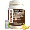 Advanta Sugar Free Weight Gainer Protein for Diabetics 1 kg (Banana) + Nutrisugar 75 gm Powder view 1