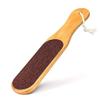 BANIRA Double Sided Foot File Scrubber | Dead Skin & Callus Remover | Wooden Pedi Foot Scraper Exfoliator for Dry and Wet Feet Care view 1