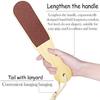 BANIRA Double Sided Foot File Scrubber | Dead Skin & Callus Remover | Wooden Pedi Foot Scraper Exfoliator for Dry and Wet Feet Care view 3