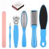 LANELLIE Pedicure Kits - Callus Remover for Feet, 23 in 1 Professional Manicure Set Pedicure Tools Stainless Steel Foot Care, Foot File Foot Rasp Dead Skin for Women Men Home Foot Spa Kit, Blue view 3