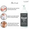 La'Conde Goat Milk Body Wash for Skin Whitening (300ML, Pack of 4) | goat milk Mousse body wash for a Luxurious Spa Experience and whitening Shower Gel Moisturizing Body Care view 4