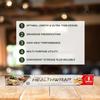 Healthwrap Premium Quality Aluminium Foil Roll | Versatile Kitchen/Food Chains/Household/Multipurpose Use | Length- 6 m| 11 Microns - Pack of 1 view 2