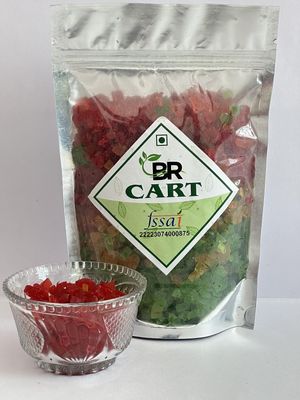 BR CART Tutti Frutti For Cake | Tutti Frutti | Cherry Sweet Toppings Cherries | Tuti Fruti Cherries In Multicolor Pack Of 1. (1 KG)