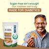 DiabeSmart Diabetic Almond Cookies (200g)| Sugar Free Biscuits for Diabetic| Low GI No Maida Digestive Biscuits with Ayurvedic Ingredients| Zero Sugar Diabetic Cookies| Baked Healthy Diabetic Snacks view 3