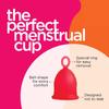 Asan menstrual cup - light/medium flow Pack of 2 | Easiest cup to insert & remove I Special ring design | Premium medical grade silicone I Designed in the USA view 2