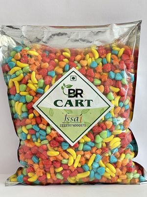 BR CART Chand Tara Glucose Candy | Star Moon Candy | Toping (Sprinkles) for Cake Decoration | Chand Tara Sugar Coated Pack Of 1 (750 gm)