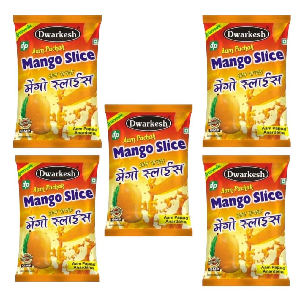 Dwarkesh Mango Slice Aam Pachak Pack Of 5 * 100 Gm