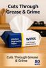 KIRMIT Premium all purpose cleaning DIsposable wet wipes, Ideal for Home, kitchen, House hold items, sanitary items etc. (Pack of 1, 80 wipes) view 3