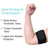 Bicep & Tricep Tendonitis Brace Compression Sleeve - Pain Relief for Bicep and Tricep Muscle Strains, Upper Arm Support (L/XL Width-4") (Male 4 Inches) view 4