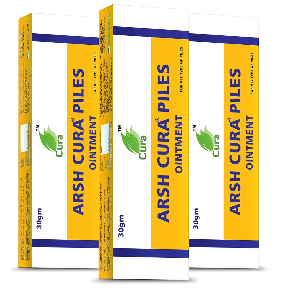 ARSH CURA OINTMENT 30GM (PACK OF 3) 30 + 30 + 30 = 90 gm
