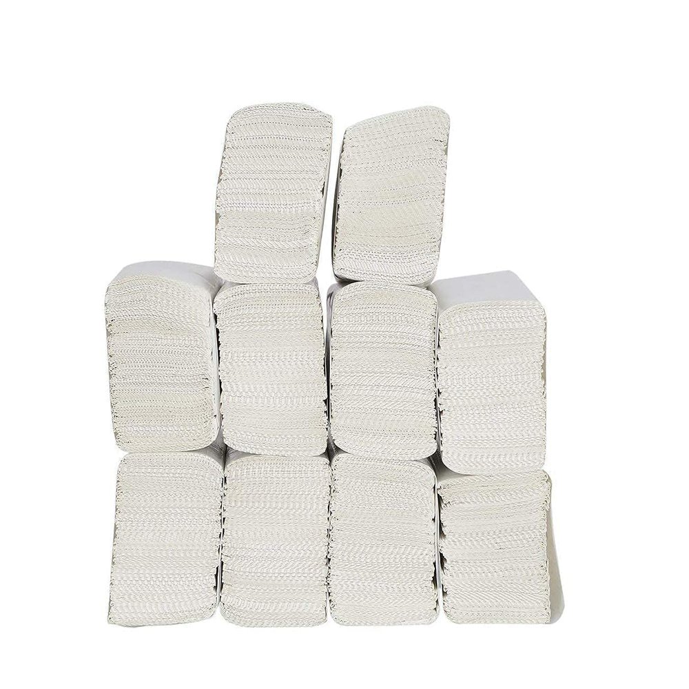 Ezeee CRPL M Fold Tissue Paper,Recycled, High Absorbent - 1300 Pieces