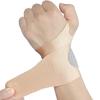 2 Pcs Ultra-Thin Wrist Brace Support for Carpal Tunnel, Pain Relief, Arthritis, Tendonitis, Elastic Wrist Wraps Right and Left Hands - Compression and Support for Fitness Enthusiasts (Skin Tone) view 1