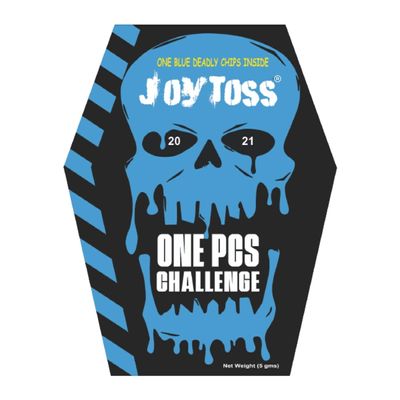 Joytoss one-pcs-Challenge (Pack of 1) | Extreme Spicy Tortilla Chips | Hottest Chips in the World | Ultimate Hot Snack | 5 Grams