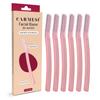 Carmesi Reusable Face Razor for Women Facial Hair- 6 Razors | Instant & Painless Hair Removal | For Eyebrows, Upper Lip, Forehead, Peach Fuzz, Chin and Sideburns | Dermaplaning Tool view 1