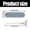 6 Pack Nasal Hair Cutter, 360 Degree Rotating Nose Hair Trimmer for Women and Men, Nose Hair Plucker view 2
