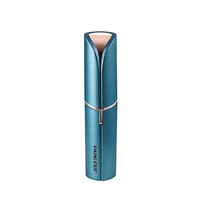Painless Removal Shaver For Women|Usb Rechargeable Waterproof Eyebrow Face Razor Trimmer For Lips|Body|Arms Electronic Facial Hair Remover Shaver(Green)(Santro), Blue