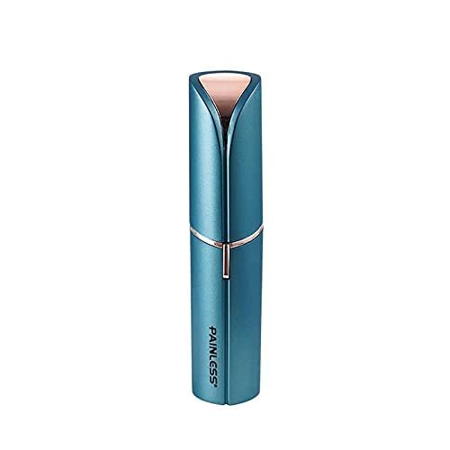 Painless Removal Shaver For Women|Usb Rechargeable Waterproof Eyebrow Face Razor Trimmer For Lips|Body|Arms Electronic Facial Hair Remover Shaver(Green)(Santro), Blue