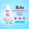 Ikin Hair Removal Spray for Women, 200gm | Vitamin E Oil & Aloe Vera Extract | Quick & Painless Hair Removal Spray For Armpits, Legs, Arms & Intimate Areas | Dermatologically Tested view 2
