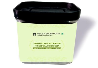 Heilen Biopharm Giloy Powder  For Immunity & Detox Support | Tinospora Cordifolia | Natural Antioxidant | 100 g Pack of 1 | Plant-Based Herbal Supplement  No Preservatives