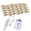 30pcs Male Condom Catheter Large Size 30mm, 1 Leg Bag 700ml, 1 Night Bag 2000ml, Latex Male Cath Set view 1