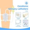 30pcs Male Condom Catheter Large Size 30mm, 1 Leg Bag 700ml, 1 Night Bag 2000ml, Latex Male Cath Set view 4
