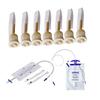 Alpha Basics 7Pcs External Condom Catheter (Large 30mm) with 1 Leg Bag 700ml, 1 Night Bag 2000ml Set, Beige view 1