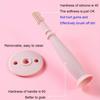 Aplam Chaplam Silicone Training Toothbrush with Soft Bristles, Gum Massager & Anti-Choking Shield| BPA Free Easy Grip Toothbrush for Babies/Kids/Toddlers (Multicolor1) view 3