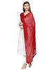 Alie NK SHOPPING woman Plain duppata free size cotton (Red) view 1