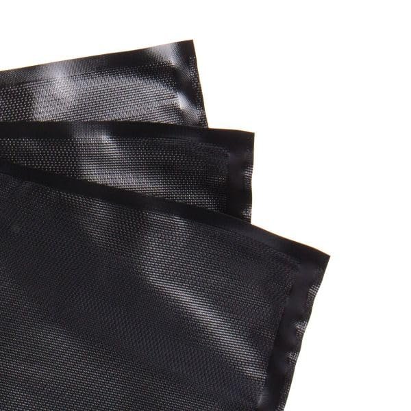 Vacuum Packers Balck Color 15 x 20 cm Food Grade, BPA Free, Microwaveble, Ready Vacuum Bags with with 90 Micron Thickness